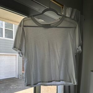 Outdoor Voices White Short Sleeve Tee